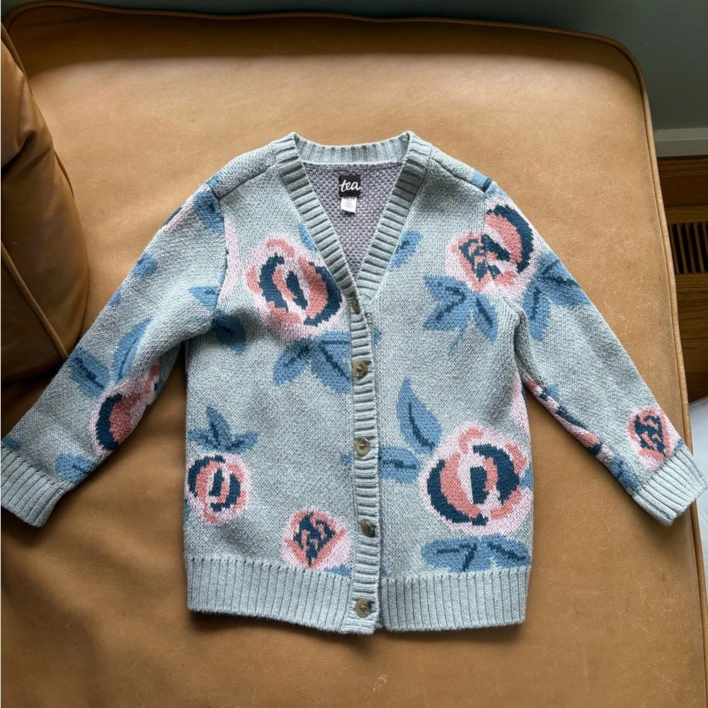 Tea Collection Rose Cardigan